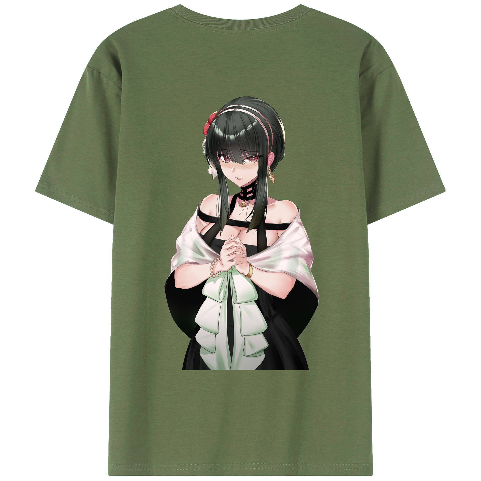（画像用） SPY×FAMILY间谍家家酒 綿100％ メンズ半袖Tシャツ（バックプリント） 通気性